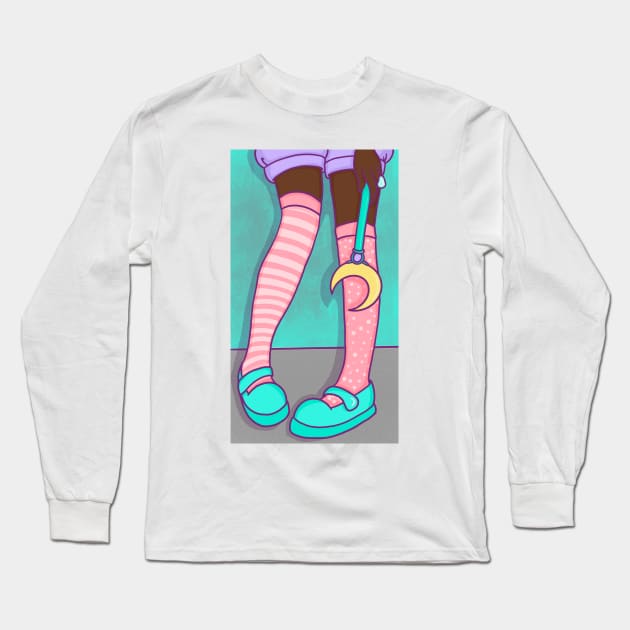 Magical Girl Long Sleeve T-Shirt by designofpi